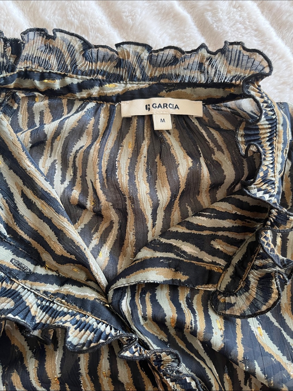 Garcia Dark Fairycore Sheer Ruffle Dress Whimsigoth Prairie Chic✨EUC - Picture 6 of 16